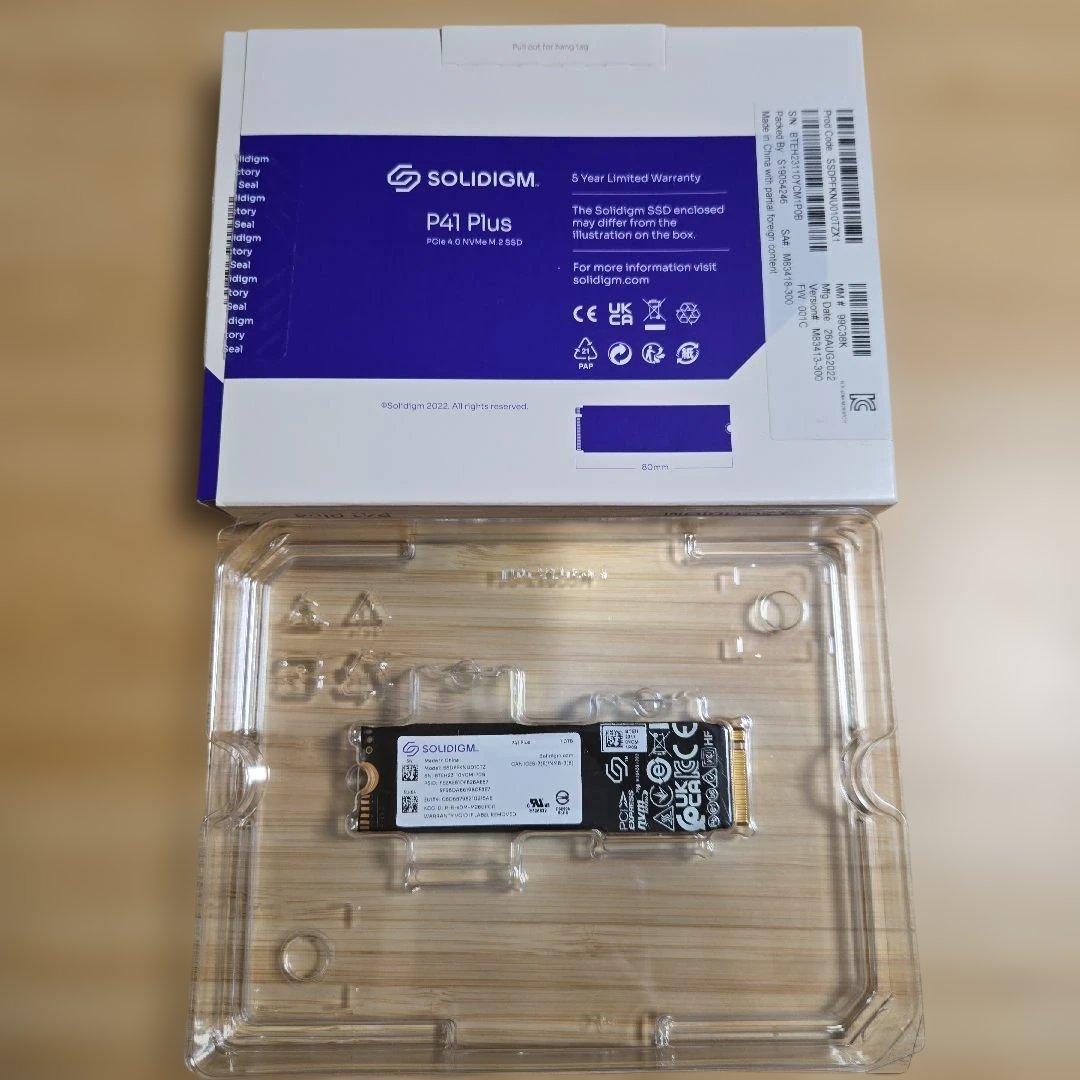 内蔵型SSD SOLIDIGM P41 Plus 1TB SSD