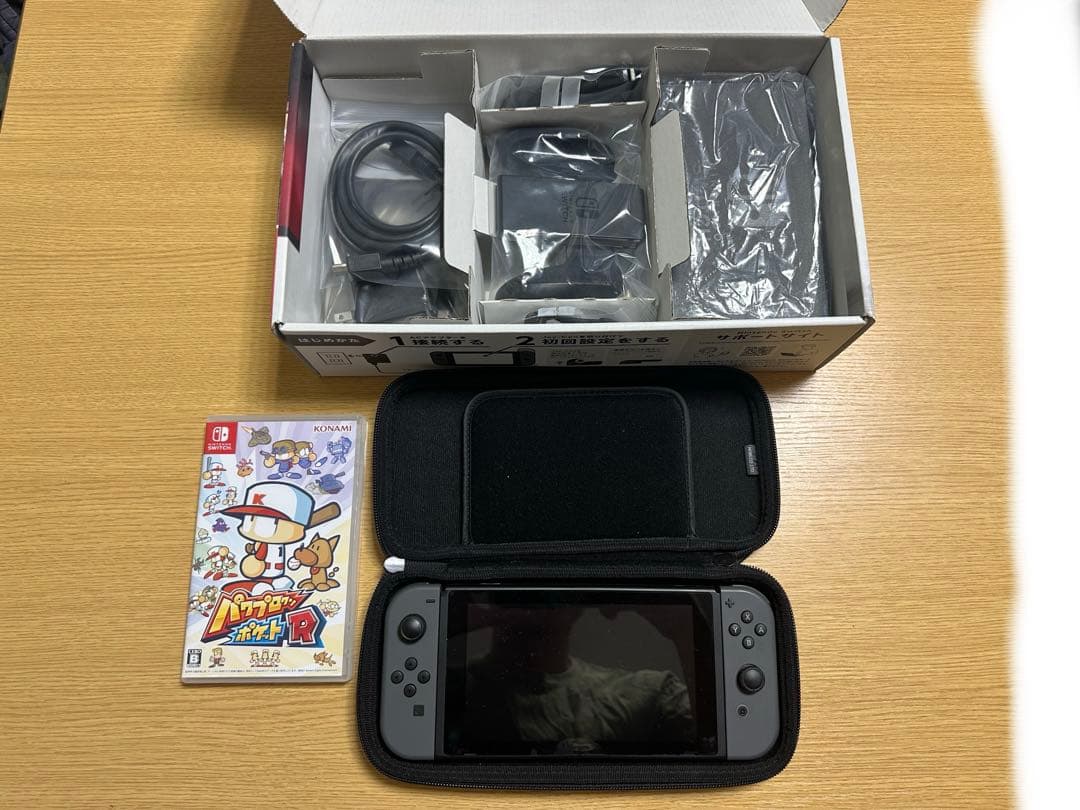 Nintendo Switch グレー　おまけ付 ※本体曲がりアリ