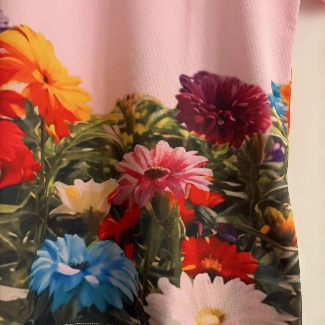 【新品タグ付き】コムデギャルソンコムデギャルソン　25fw 花柄プリントTシャツ