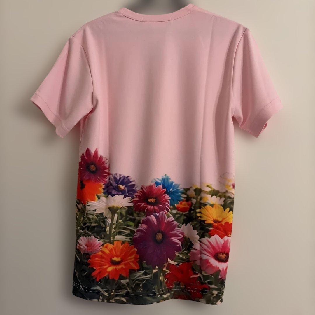 【新品タグ付き】コムデギャルソンコムデギャルソン　25fw 花柄プリントTシャツ