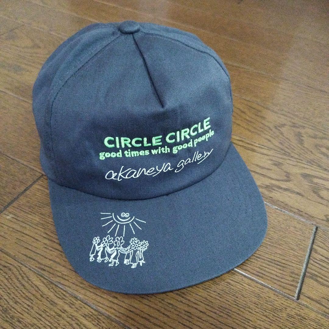CIRCLE CIRCLE グレー キャップ美品