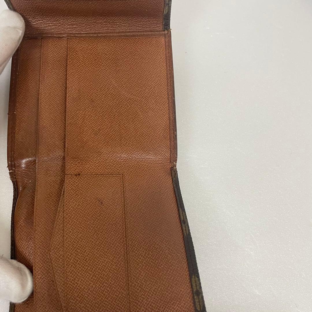 ルイヴィトン モノグラム ポルトモエビエカルトクレディ PVC ブラウン