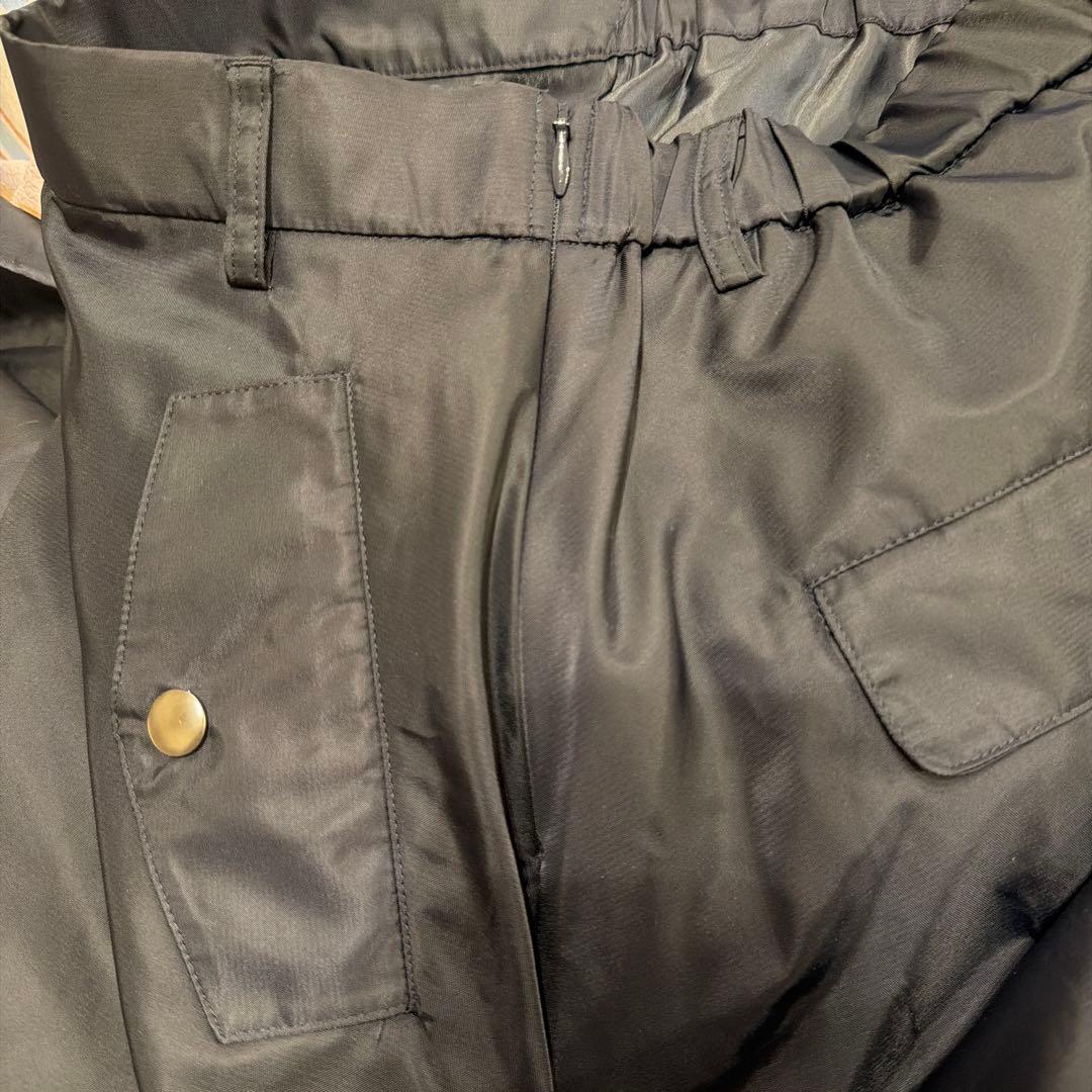 Ameri MサイズMILITARY SATIN FLARE SKIRT