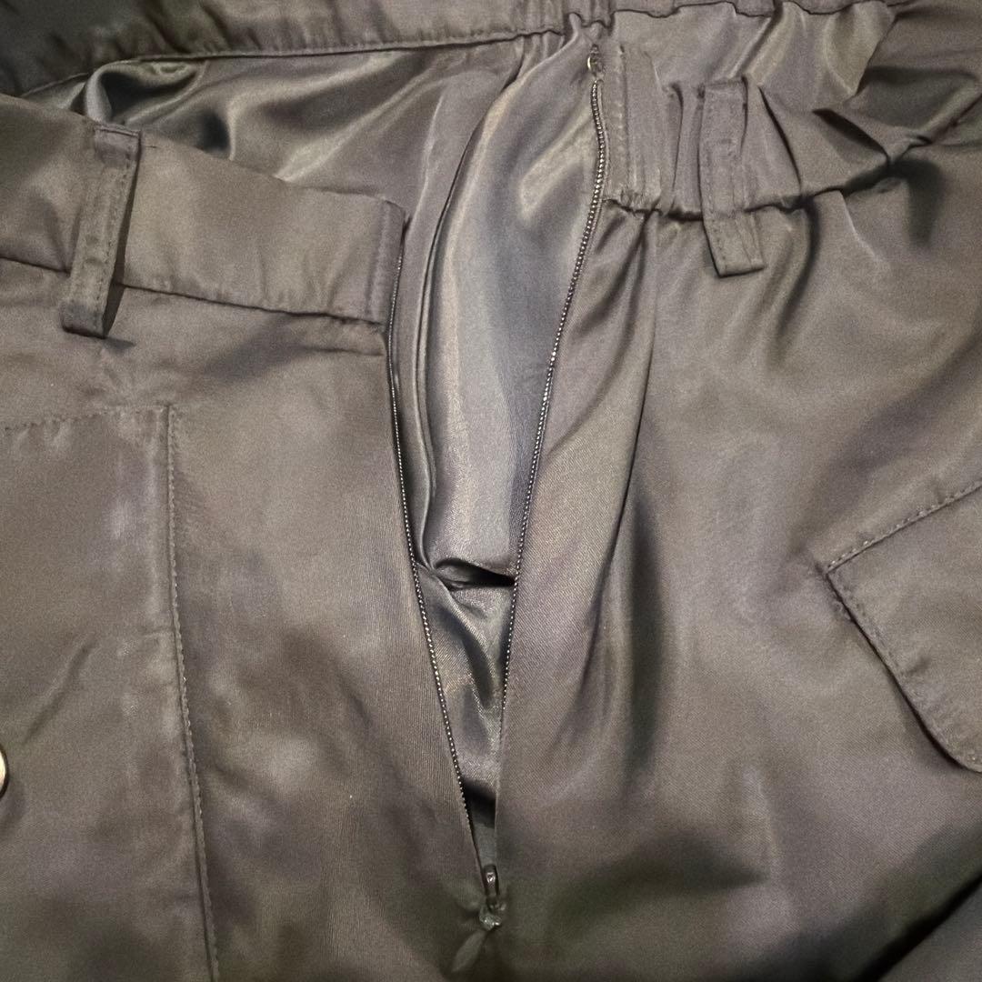 Ameri MサイズMILITARY SATIN FLARE SKIRT