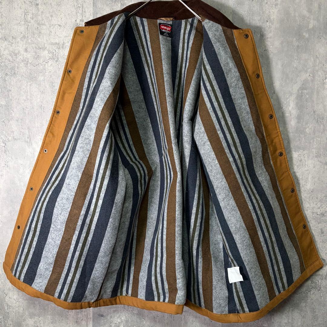 美品 Wrangler カバーオール コーデュロイ襟 裏地ブランケット