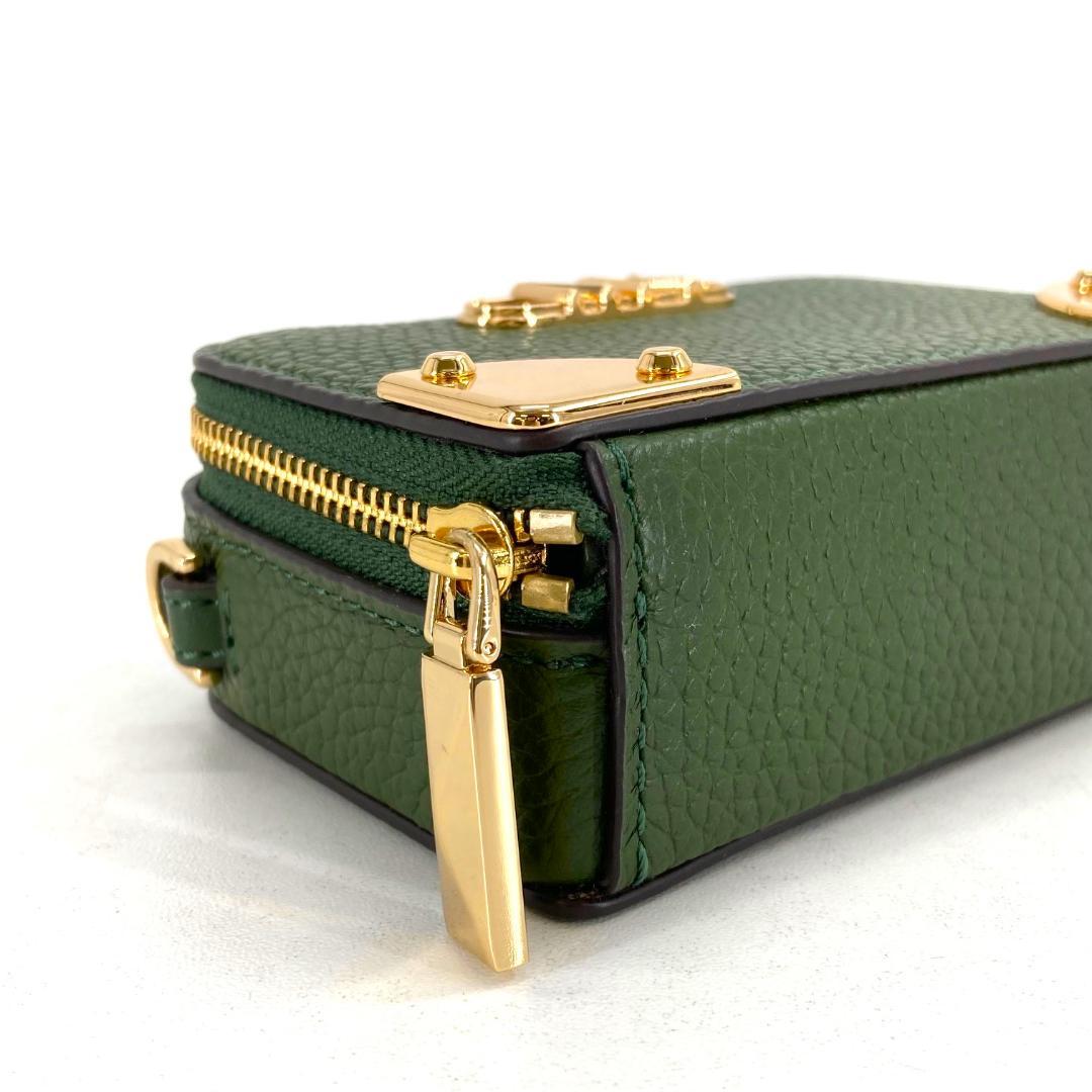 美品　MICHAEL KORS　ESTELLE　クロスボディ　トランク　マイクロ