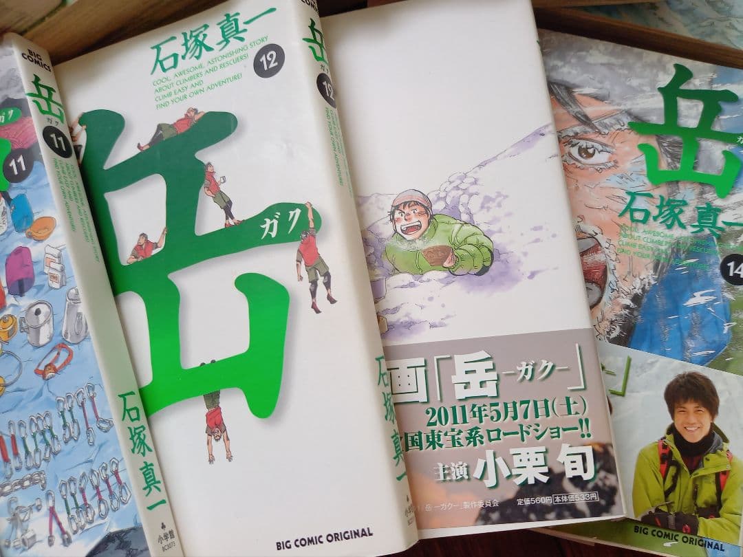 【新品同様　人気の岳】小学館漫画賞受賞、映画化もされたあの人気コミック全巻セット
