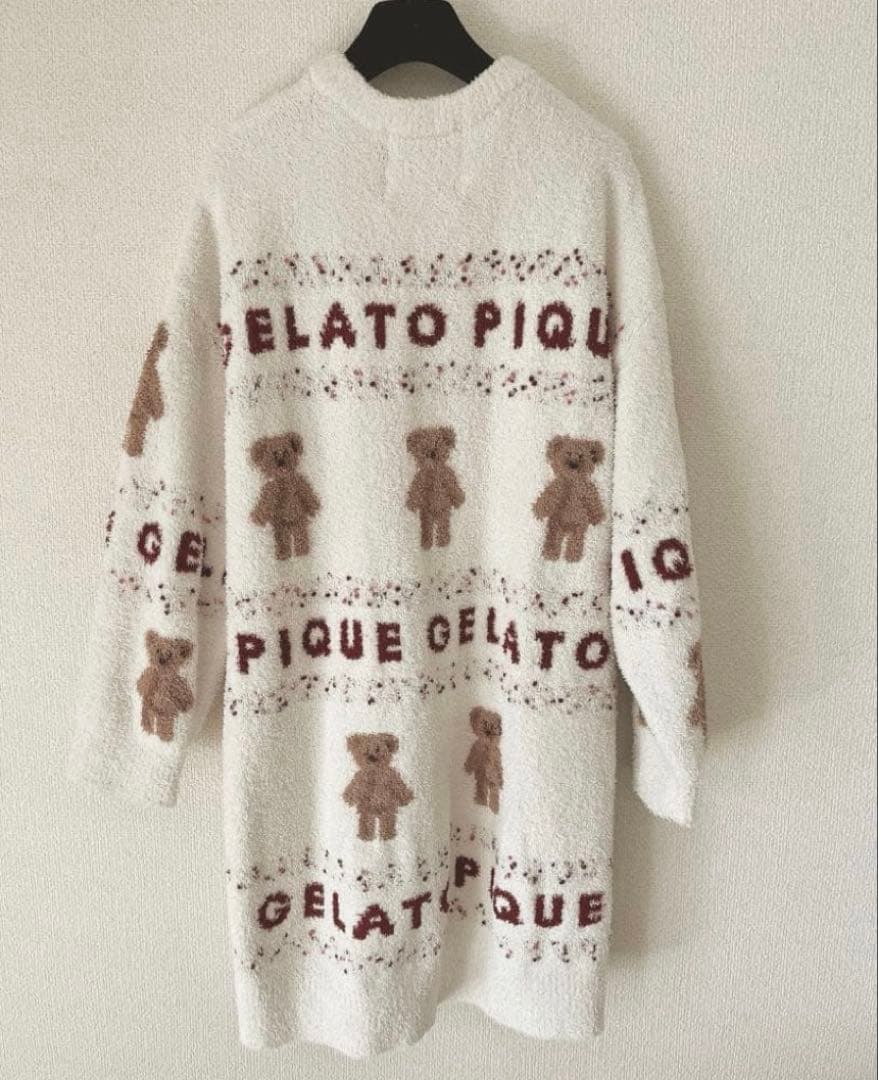 【GELATO PIQUE】ジェラートピケ　ホリデー　限定　ワンピース　くまベア