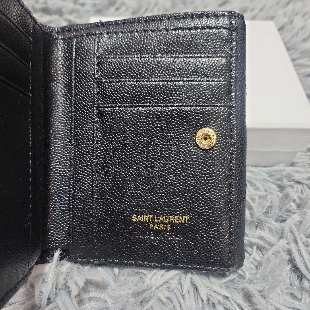 日曜日の夜限定割‼️ Yves Saint Laurent 三つ折り財布