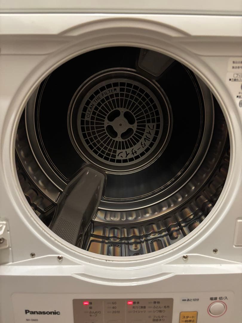 2025年製　panasonic 衣類乾燥機 nh-d603 ジャンク