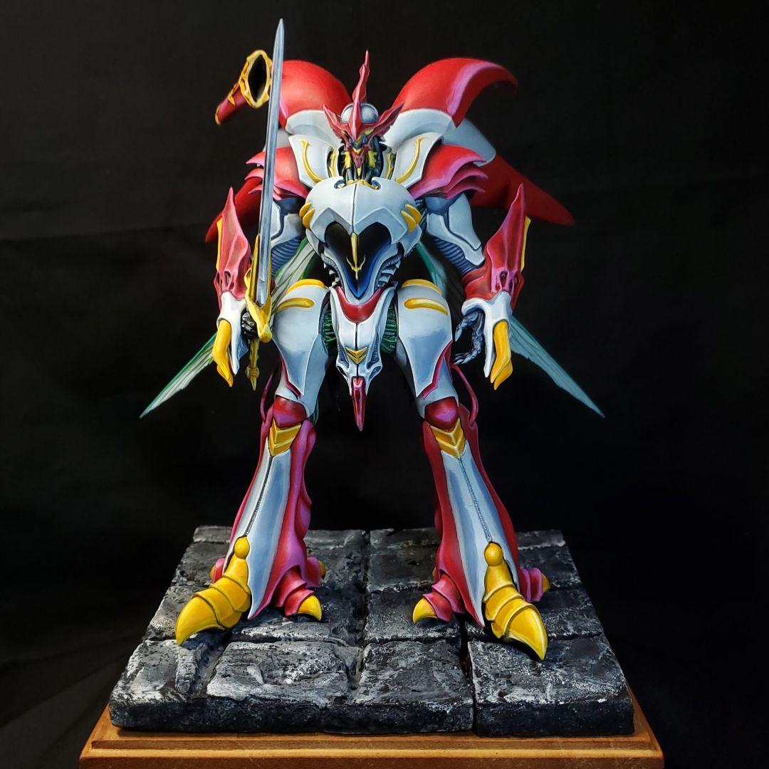 【2/21(土)まで出品】ヴェルビン 完成品 台座付き plamax ダンバイン