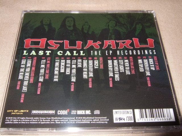 OSUKARU,新品,メロハー,AOR,オスカル,ハードロック,限定300枚