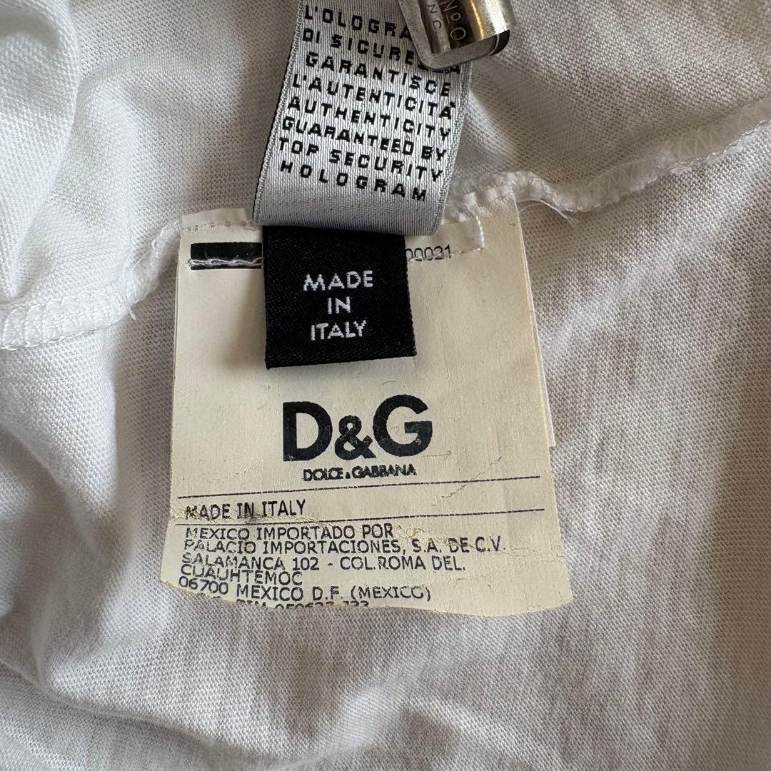 極美品 ドルチェ&ガッバーナ D&G フリル Tシャツ トップス カットソー
