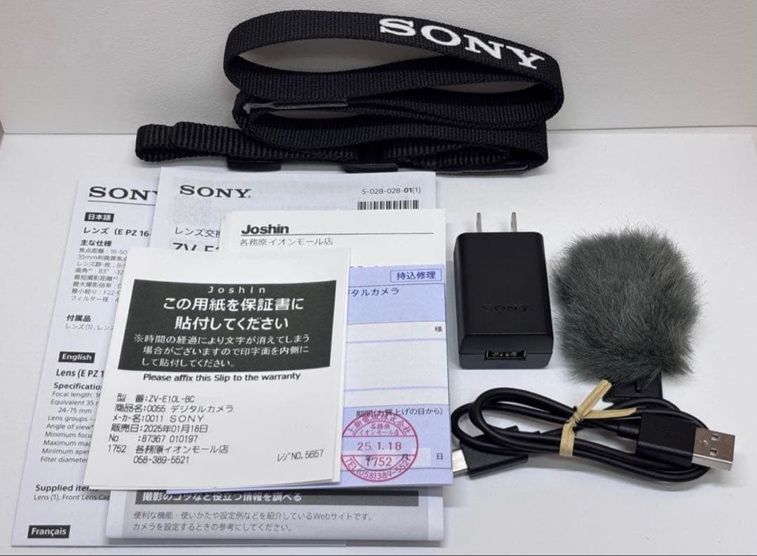 SONY ZV-E10 ミラーレス一眼 16-50mmレンズ付き