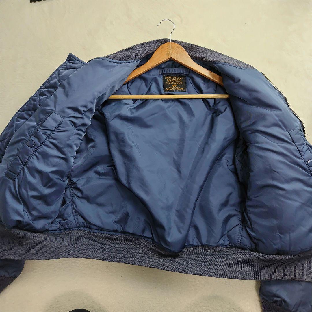✨激レア✨ 90s アルファ 50s 復刻 MA-1 ブルー USA製 M