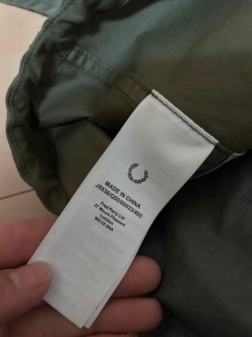 Fred Perry オリーブ モッズコート