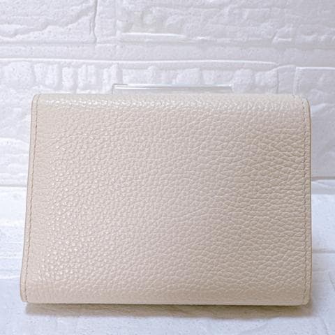MARNI マルニ 3つ折り財布 アイボリー コンパクト財布 ミニ財布