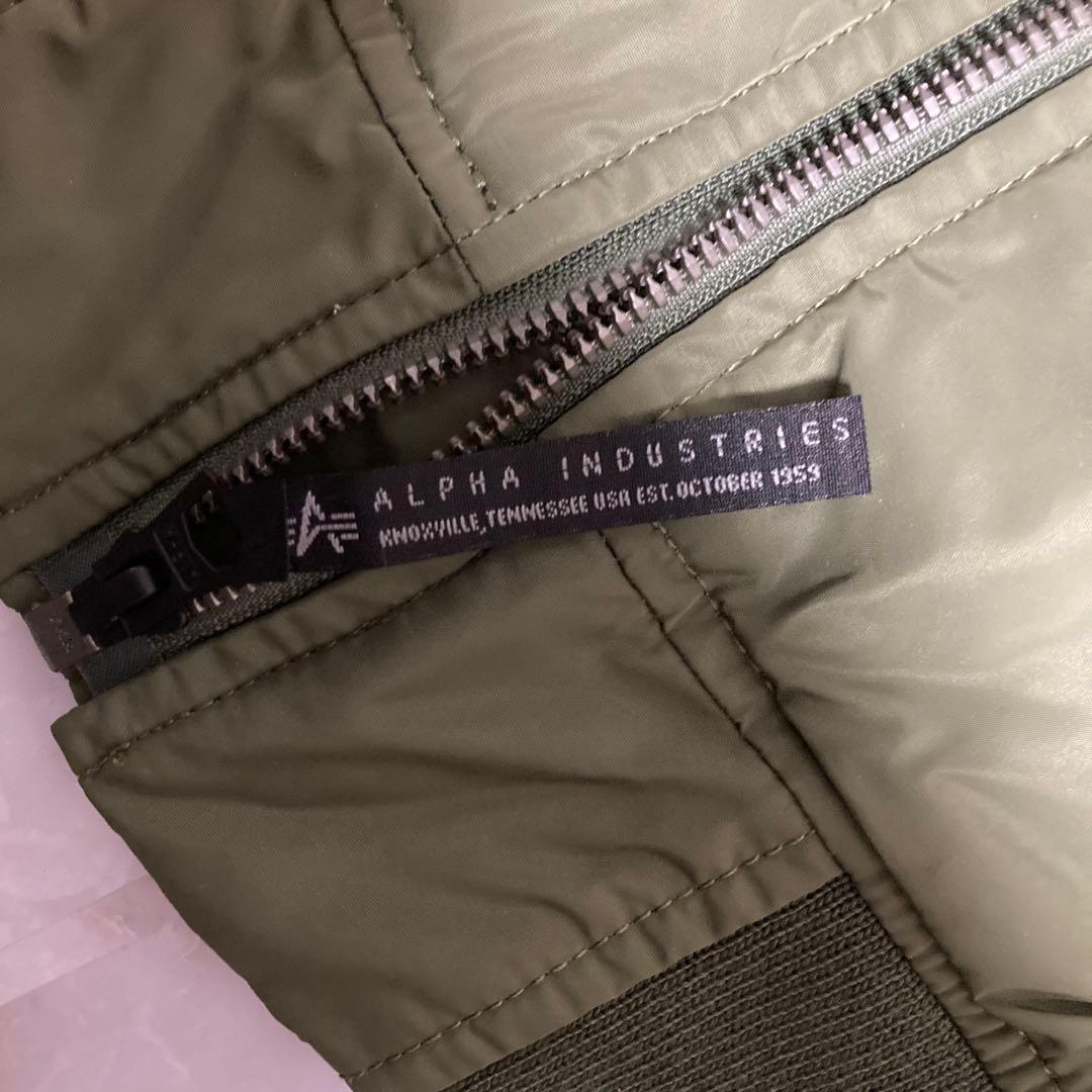 ALPHA INDUSTRIES MA-1 フライトジャケット カーキ L
