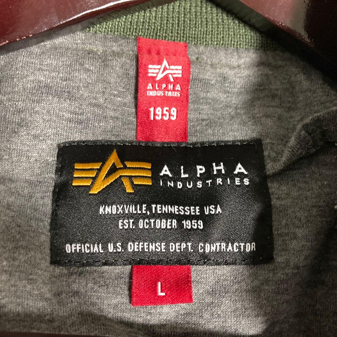 ALPHA INDUSTRIES MA-1 フライトジャケット カーキ L