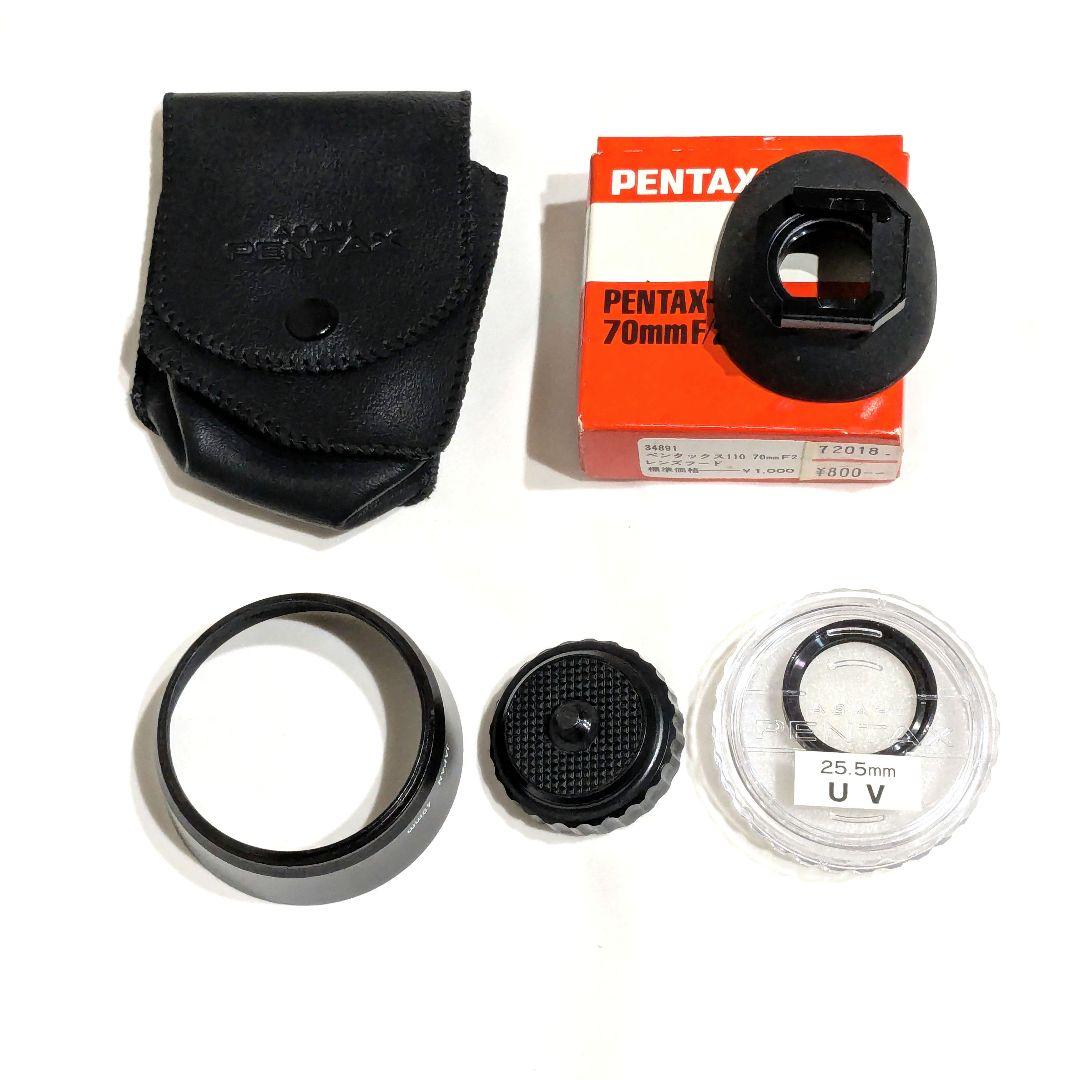 d*2様 PENTAX auto110 動作確認済 レンズ複数付 電池室金具外れ
