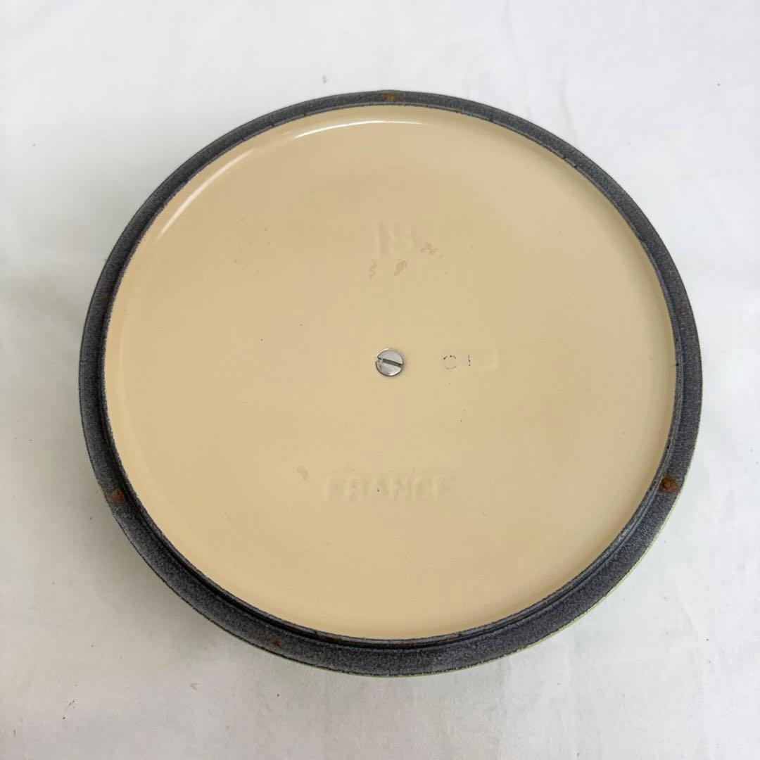 B1747 LE CREUSET ル・クルーゼ 両手鍋18cm グリーン0051