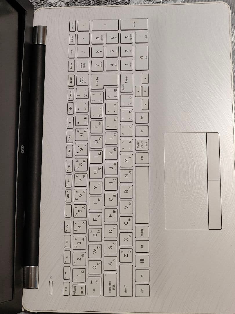 ジャンク HP ノートパソコン 15-bw001AU 起動確認済み ヒンジ不良