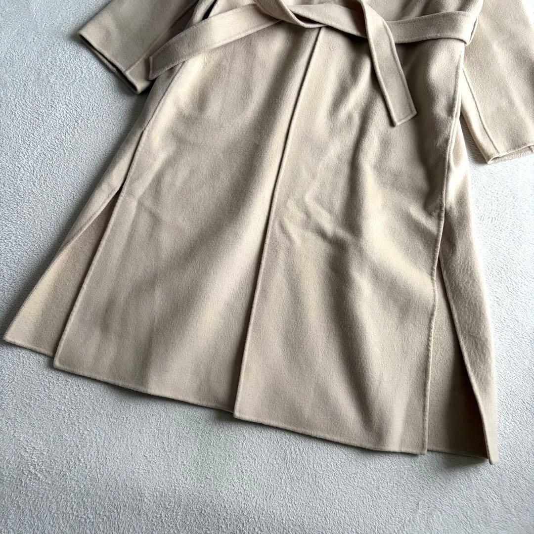 てく IENA MANTECOダブルフェイスコート 毛混 ベージュ20AW