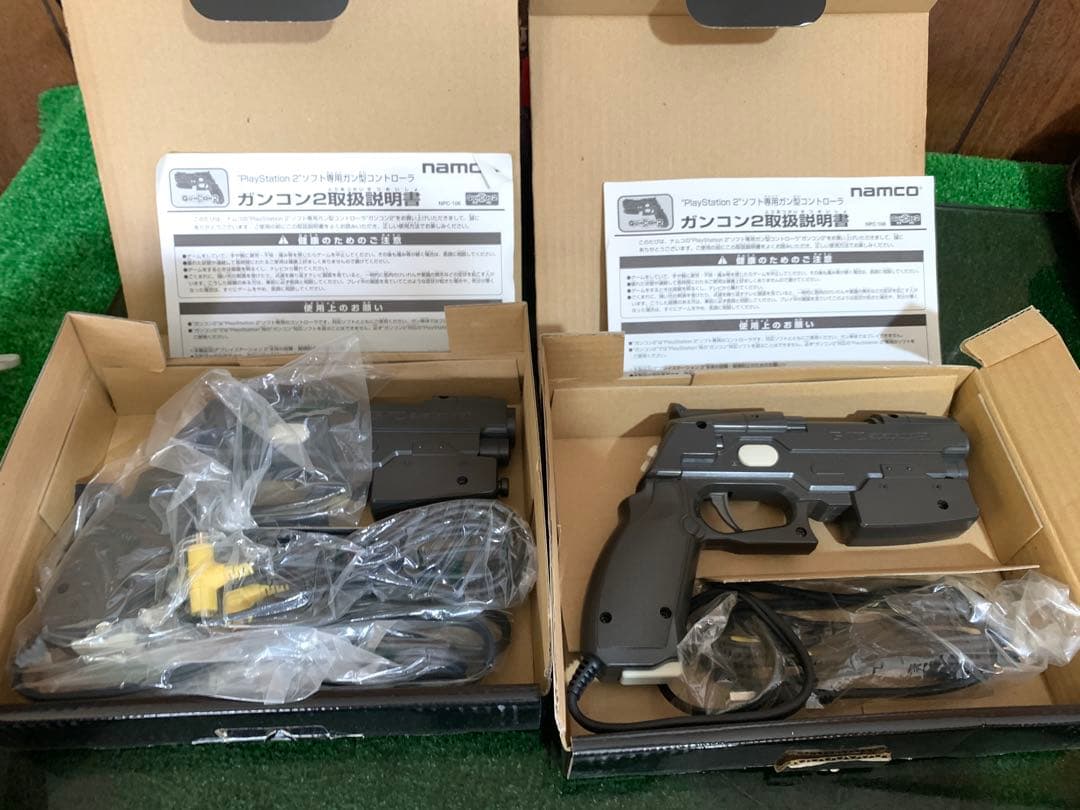 PS2 ガンコン2×2＋バイオCV 未使用保管 3点まとめて