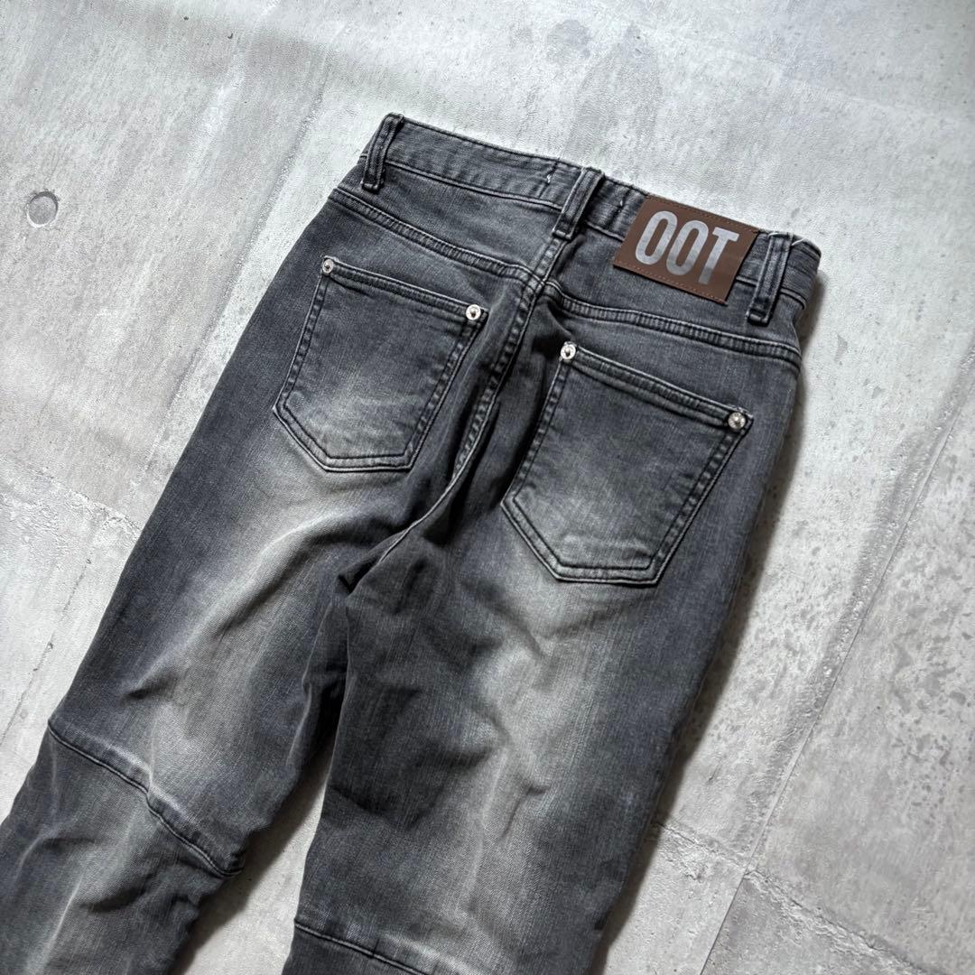 パンツ y2k black denim flare pants boots cut