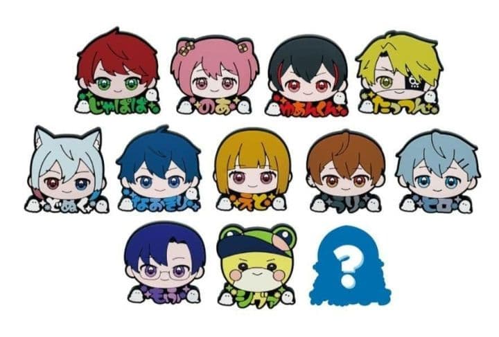 カラフルピーチ　ラバークリップ　12点コンプリートセット