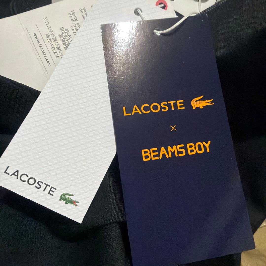 BEAMS✖️LACOSTE プリーツロングスカート 黒