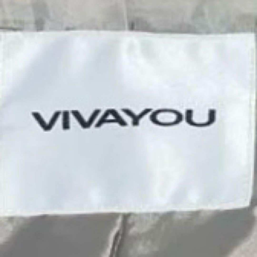 【美品】 ビバユー VIVAYOU トレンチ コート ベージュ M 麻混 ハーフ