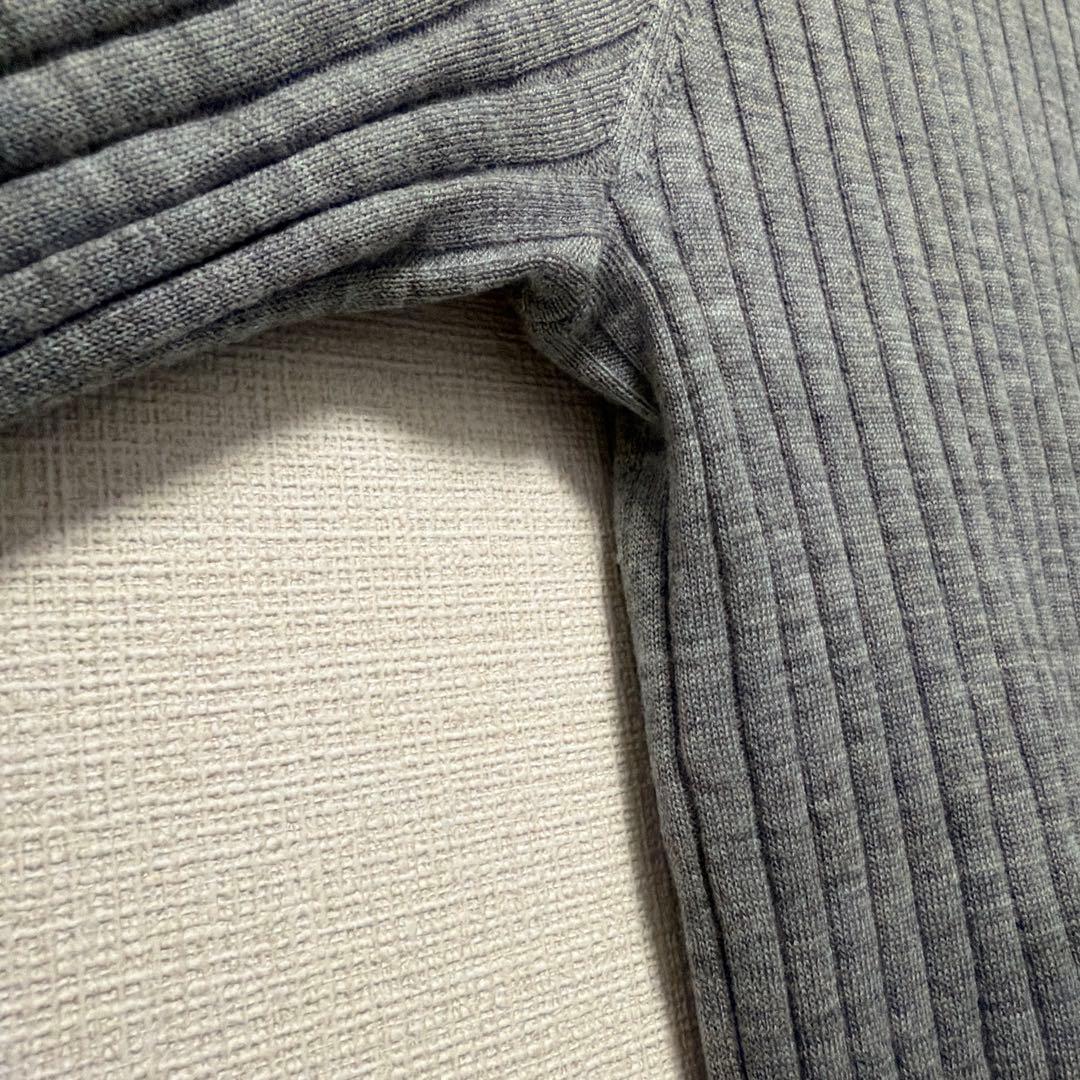 美品 Deuxieme Classe ポロシャツニット カーディガン グレー