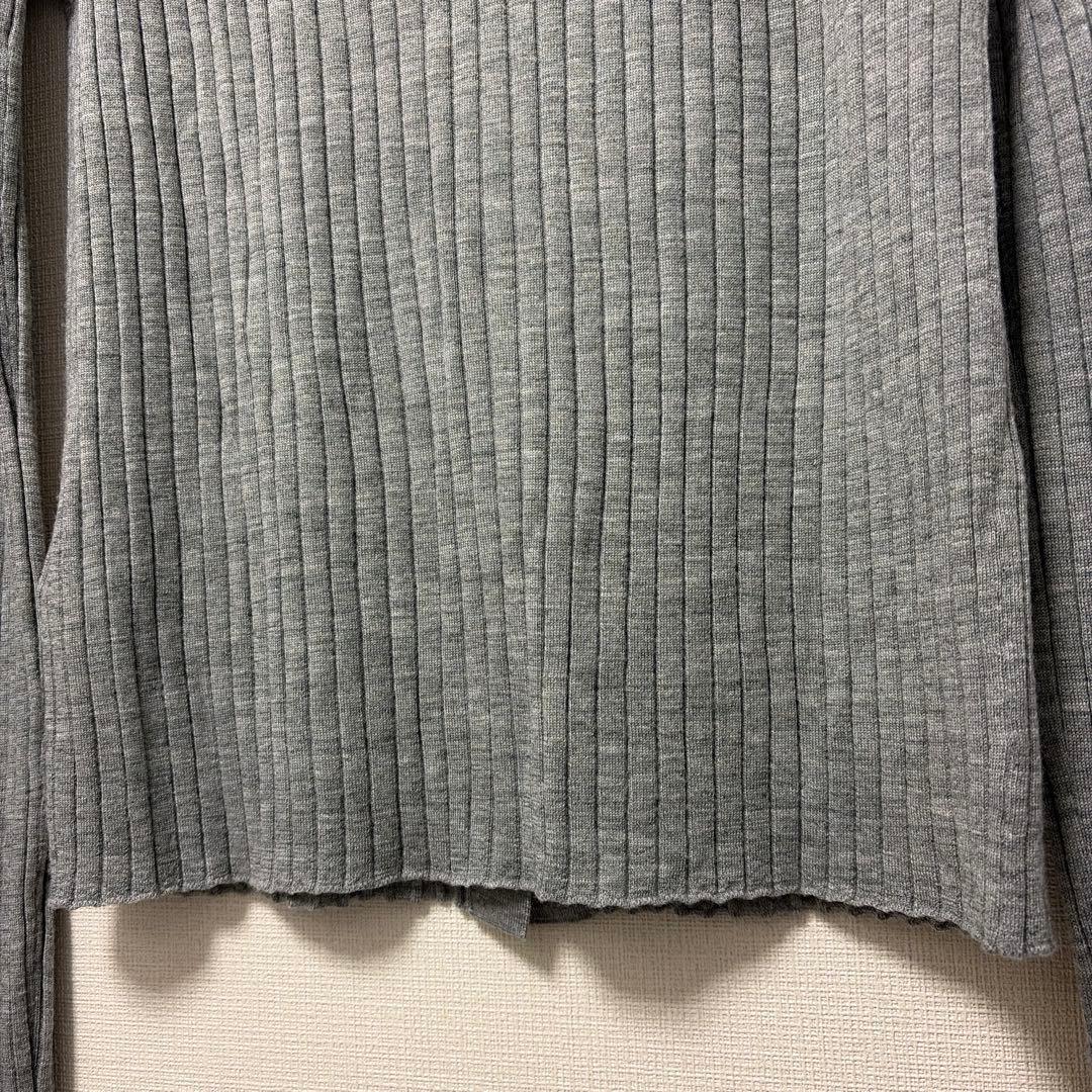 美品 Deuxieme Classe ポロシャツニット カーディガン グレー