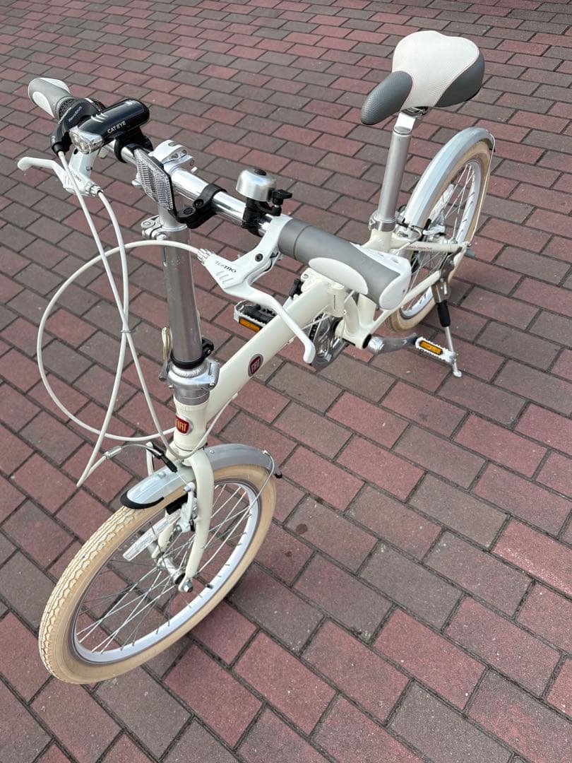 「フィアット」軽量折り畳み自転車(20㌅)お届け出来ます。お引き取り大歓迎。