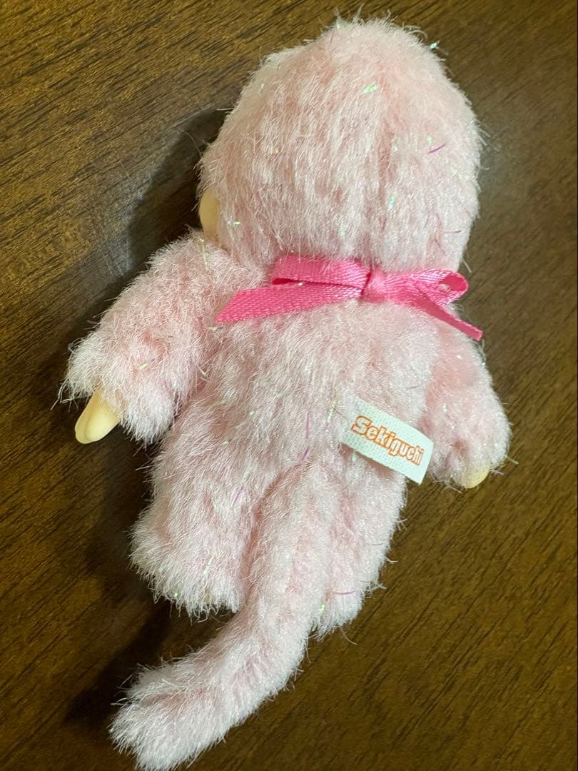モンチッチ　ピンクぬいぐるみキーホルダー　三重県限定