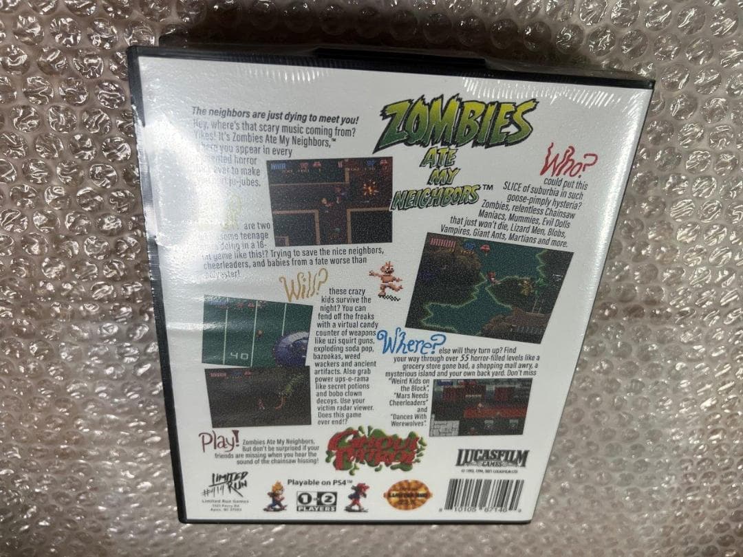PS4 Zombies Ate my Neighbours 北米限定版 未開封