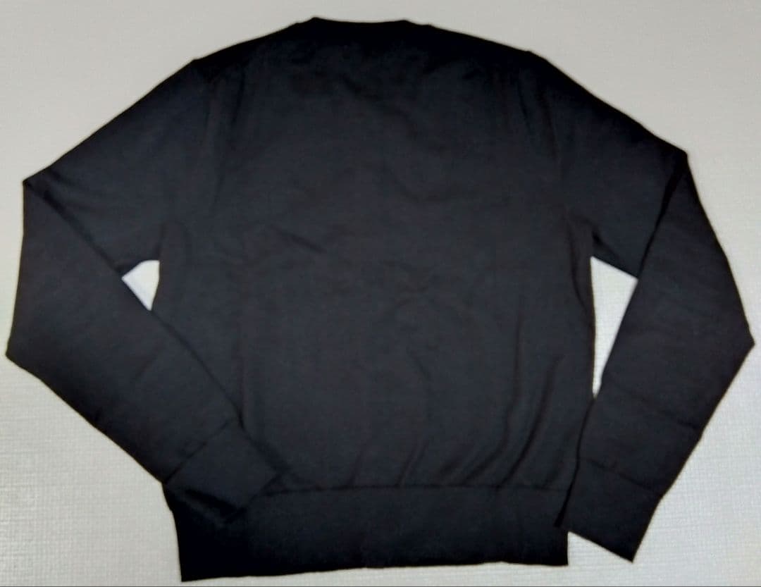 美品　Polo Ralph Lauren コットンブレンド カーディガンM 黒