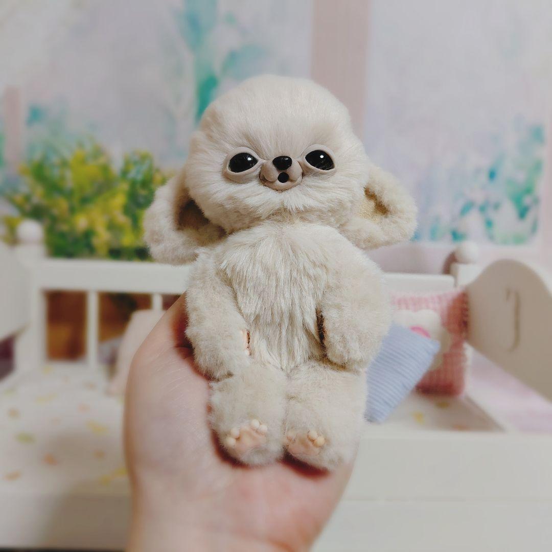 チワボボちゃん①　おしゃぶり付き　アートドール　ぬいぐるみ