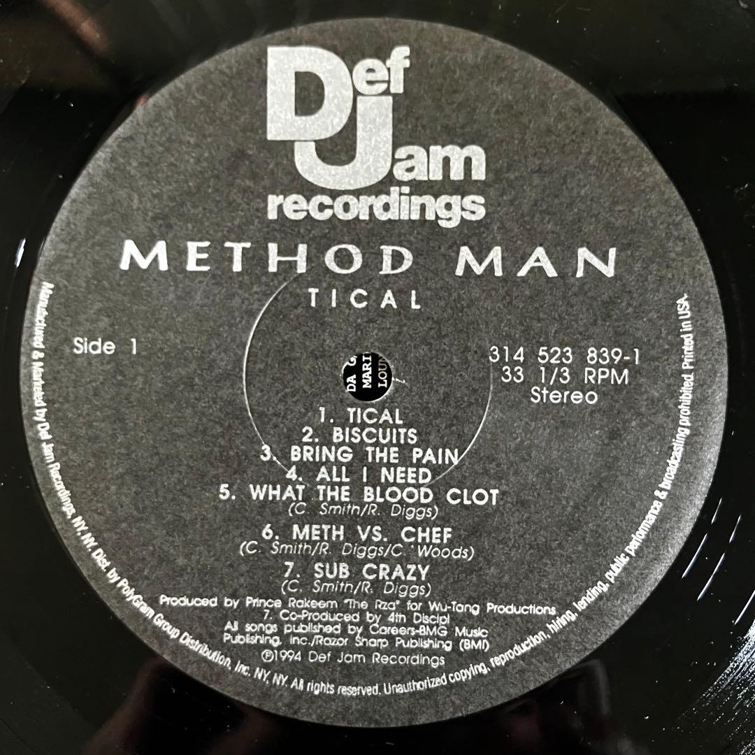 Method Man / Tical USオリジナル