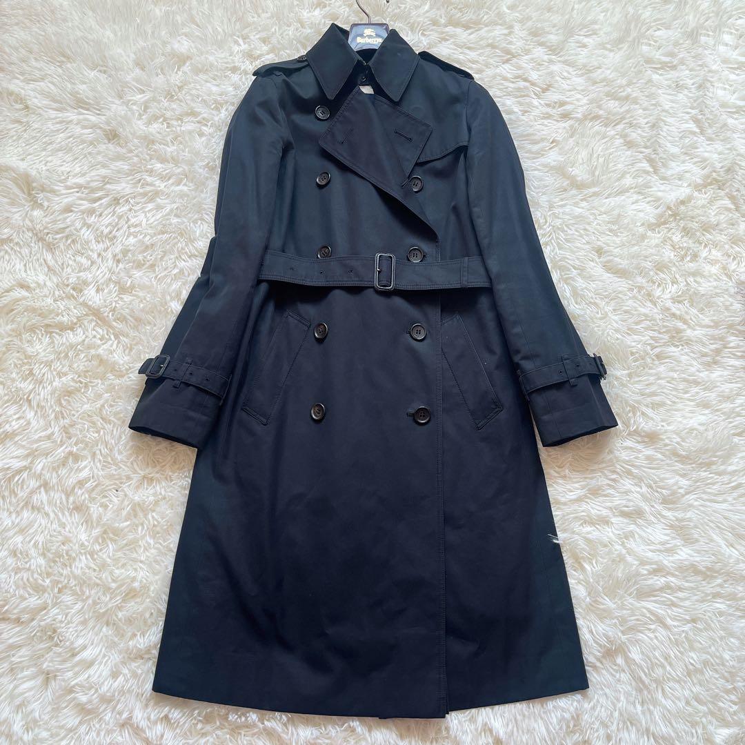 美品　バーバリー　トレンチコート　黒　ライナー　ノバチェック　ベルト