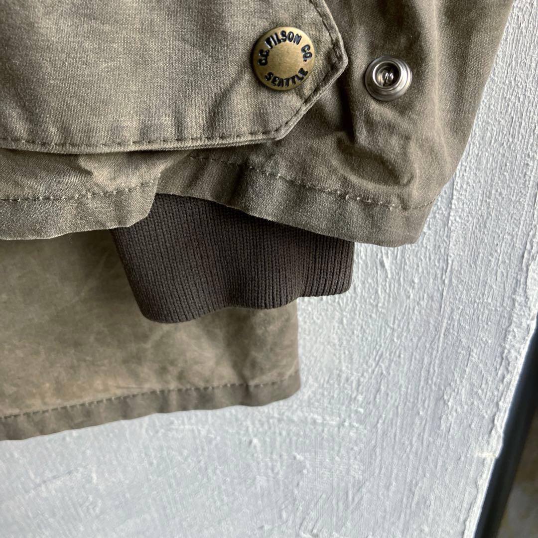 USA製 FILSON オイルドコットン フードジャケット フィルソン