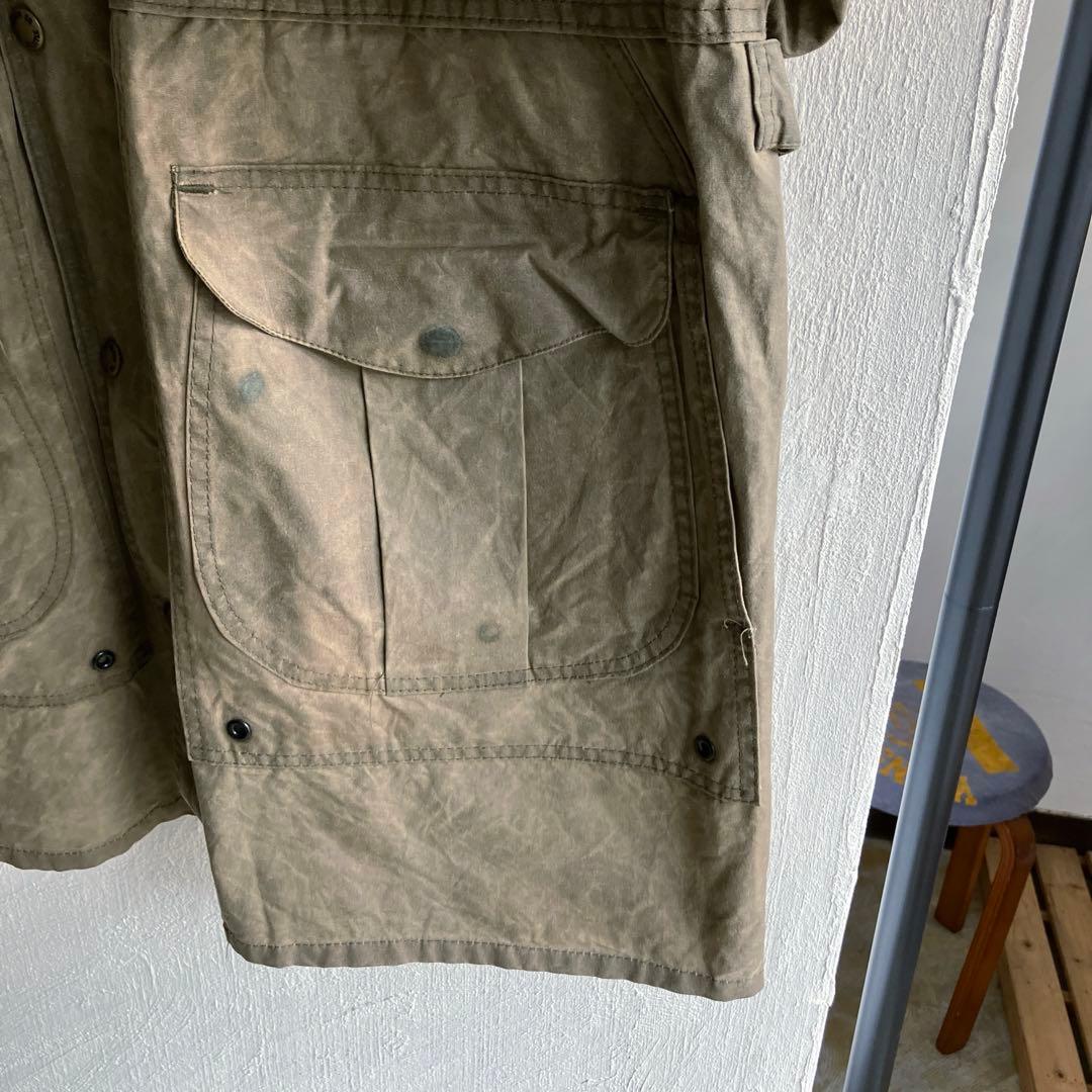 USA製 FILSON オイルドコットン フードジャケット フィルソン