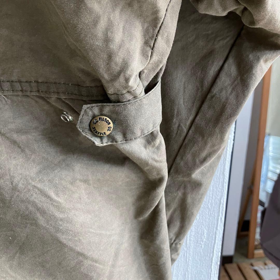 USA製 FILSON オイルドコットン フードジャケット フィルソン