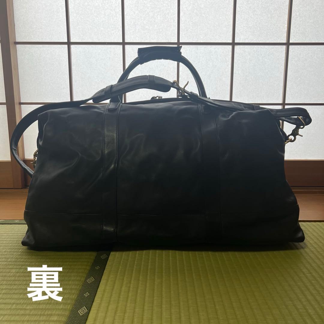 Y*A様 COACH ボストンバッグ　レザー　黒