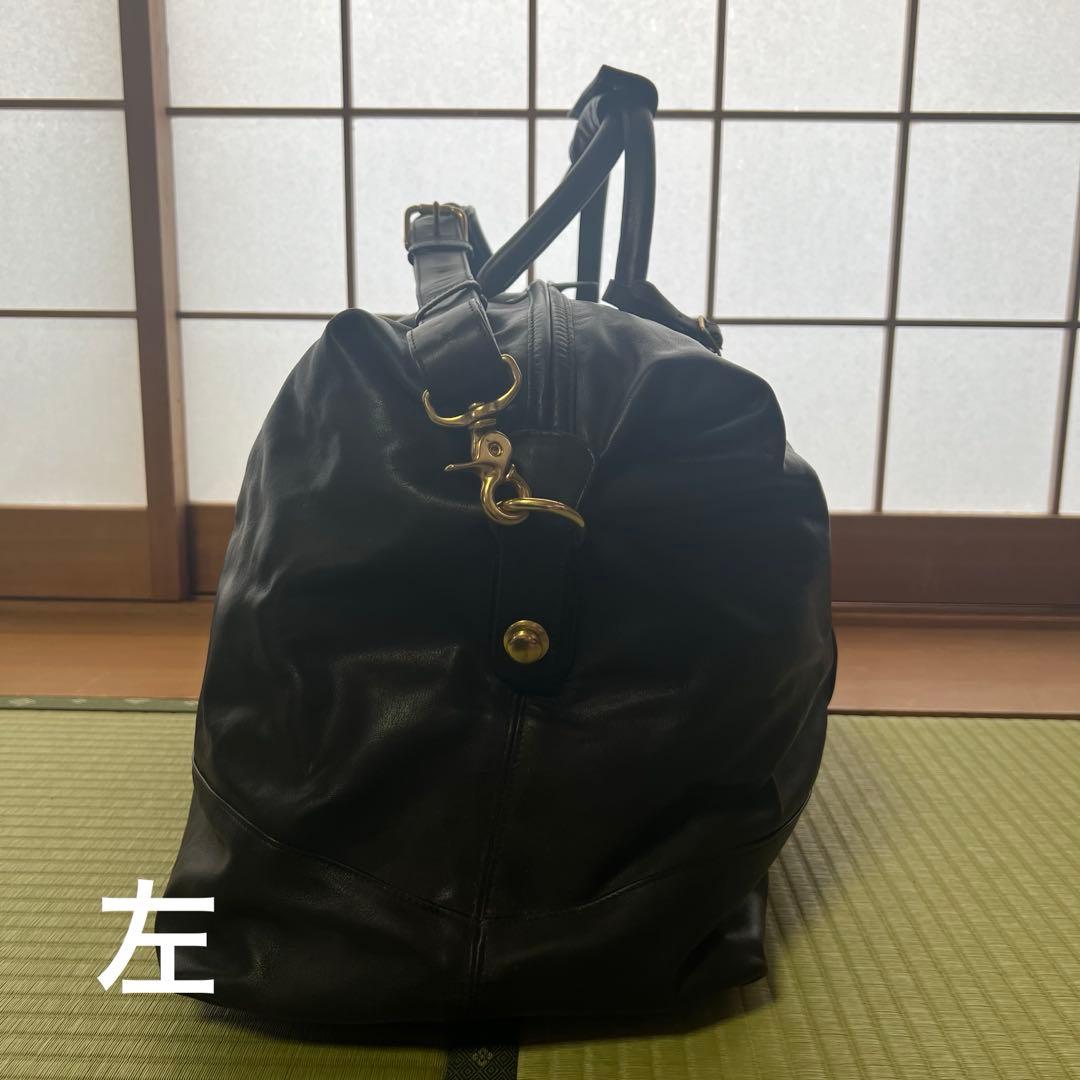 Y*A様 COACH ボストンバッグ　レザー　黒