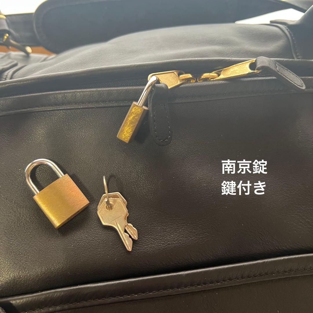 Y*A様 COACH ボストンバッグ　レザー　黒