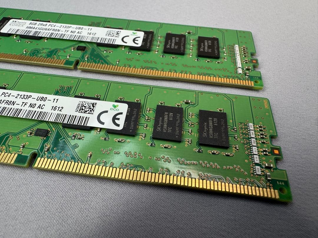 DDR4-2133 8GBx2枚 計16GB pc4-17000 SKhynix