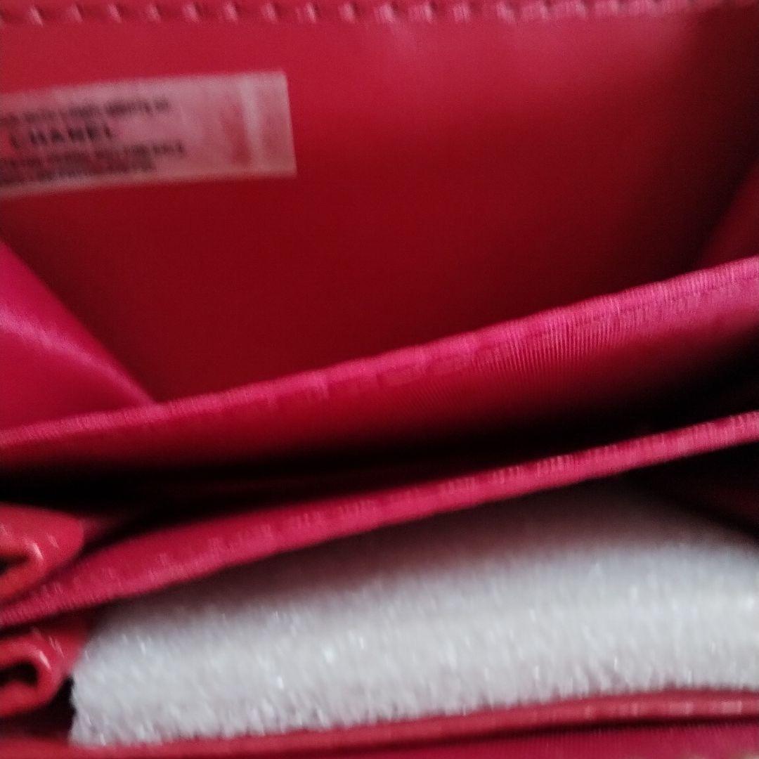 CHANEL 二つ折り財布 アイボリーノベルティ