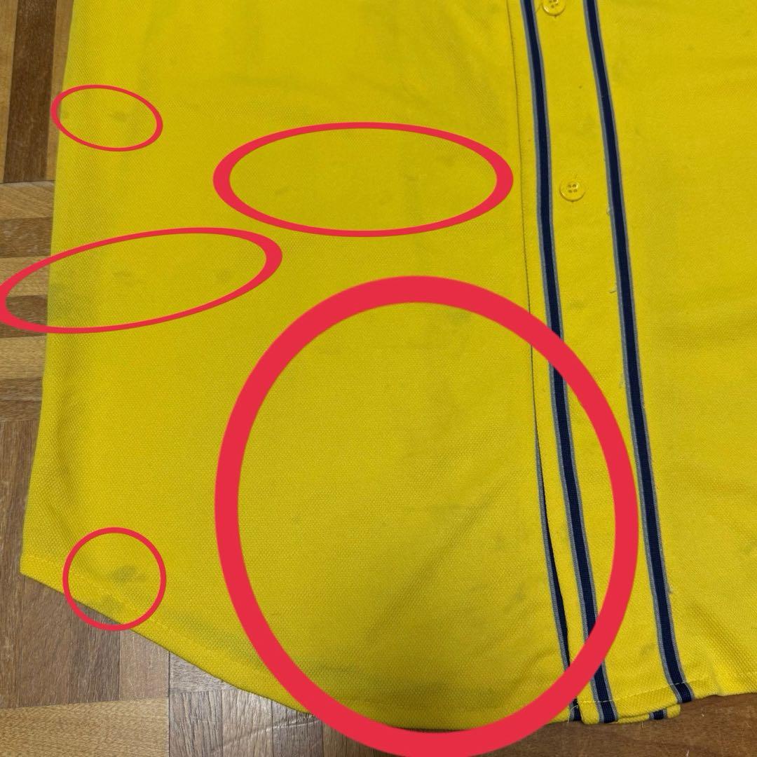 00s FUBUフブ 刺繍ロゴ ノースリーブベースボールシャツ Y2K S53b